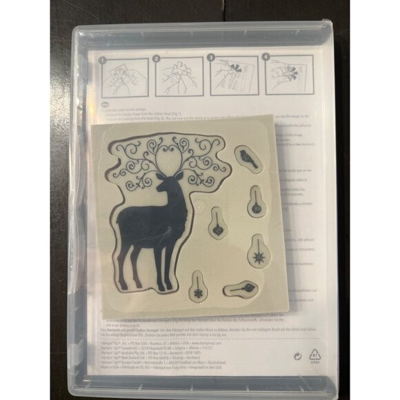 Stampin Up! Christmas Deer Rubber Stamp Set 128146 - Picture 2 of 3